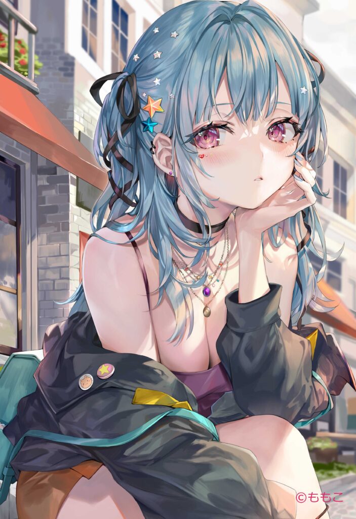 ももこの絵画作品　タイトルは、Moment